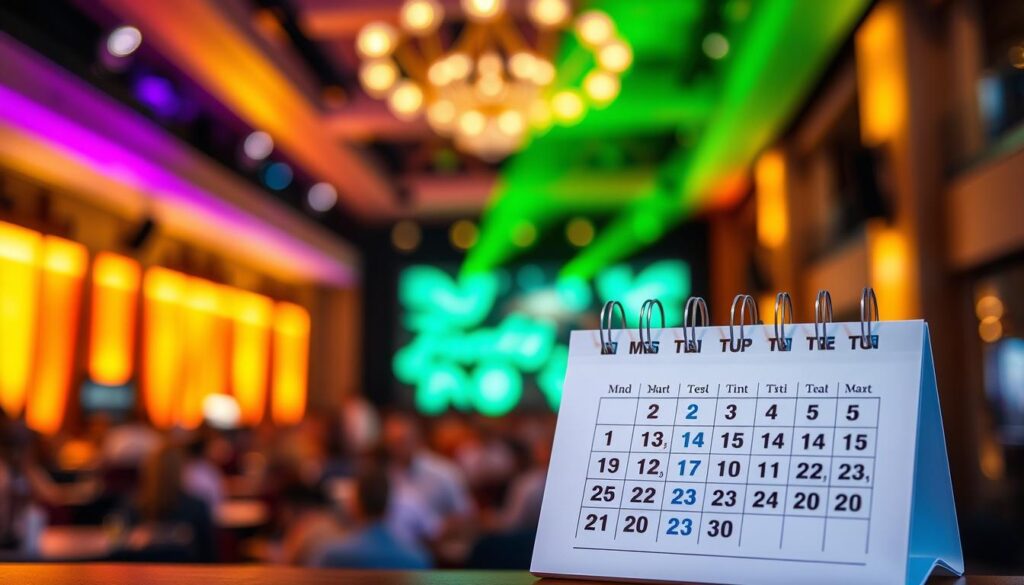 Event-Tickets und Termine
