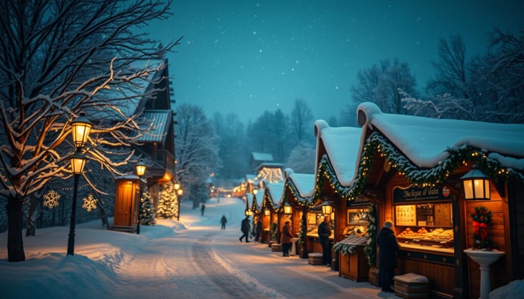 Winterliche Beleuchtung