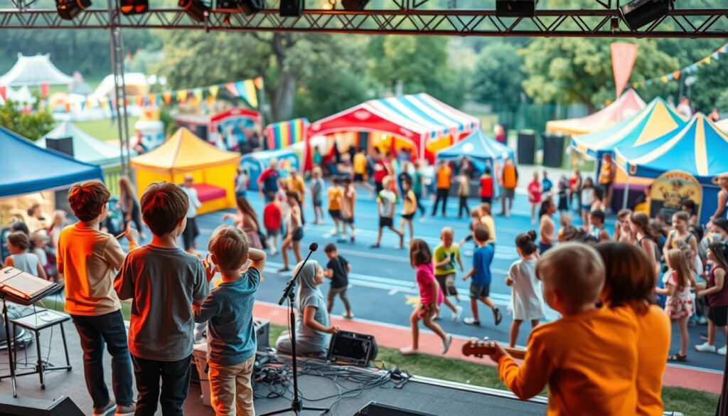 Musikalische und sportliche Events für Kinder