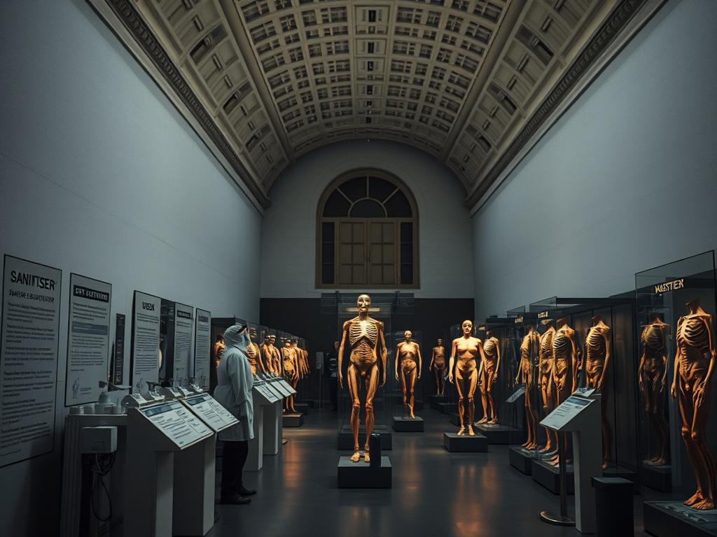 An impeccably lit and sharply focused interior scene of the 