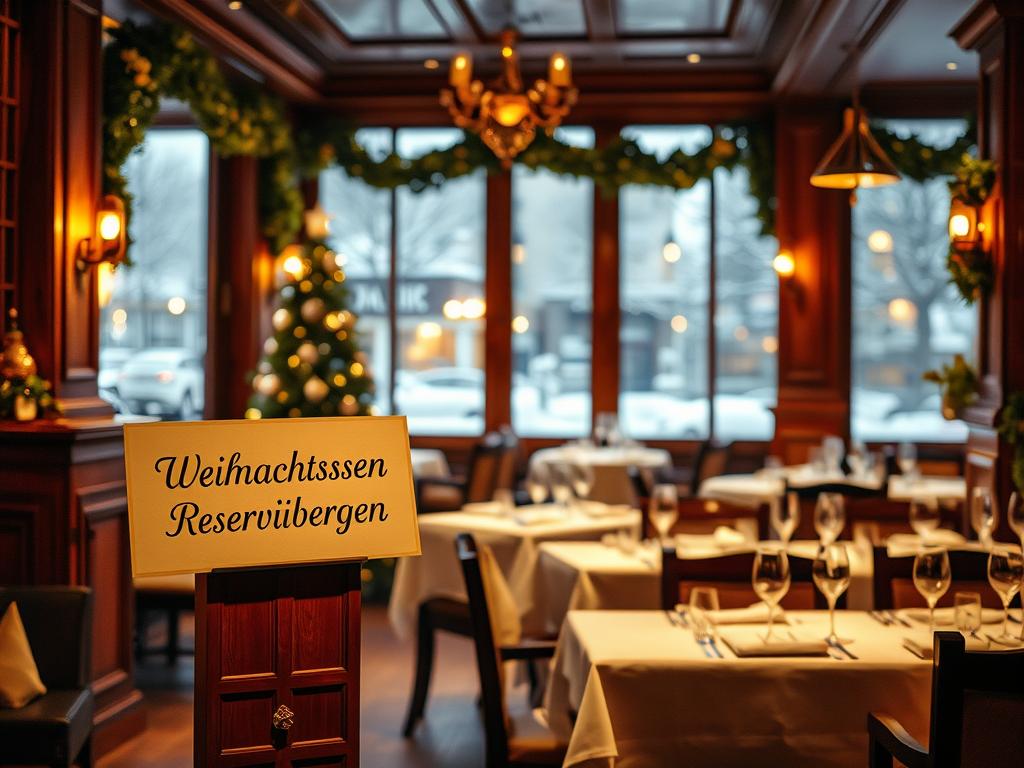 Weihnachtsessen Reservierung Berlin