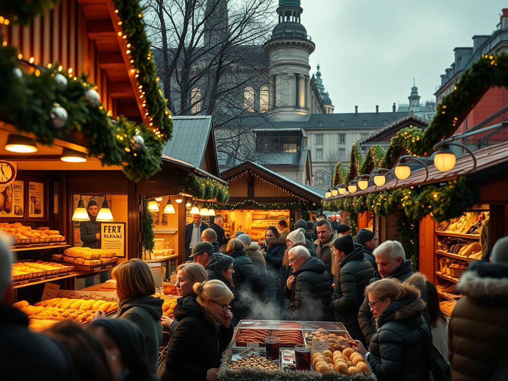 Gastronomische Spezialitäten Weihnachtsmarkt Gastronomische Spezialitäten Weihnachtsmarkt