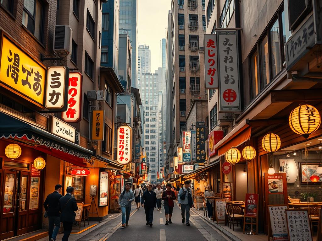 Stadtteile für japanische Restaurants