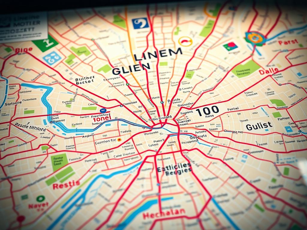 Linie 100 Berlin Karte