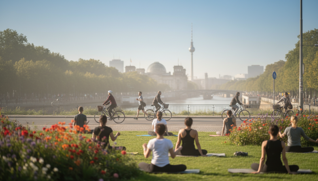 Sportliche Erholung in Berlin