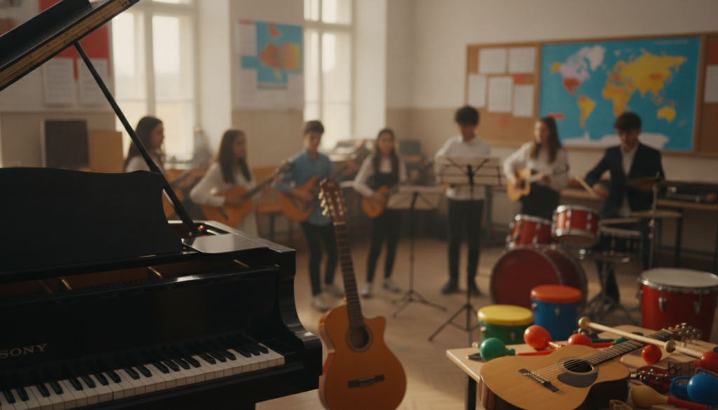 Angebotene Instrumente und Musikstile
